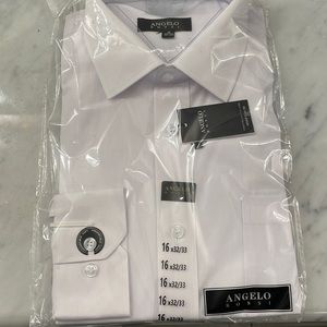 Angelo Rossi Mens white dress shirt